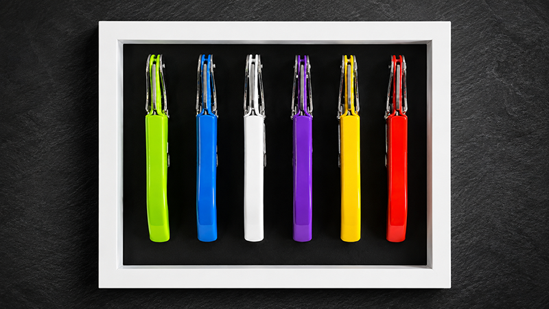 Cuadro con 6 Descorchadores de Colores